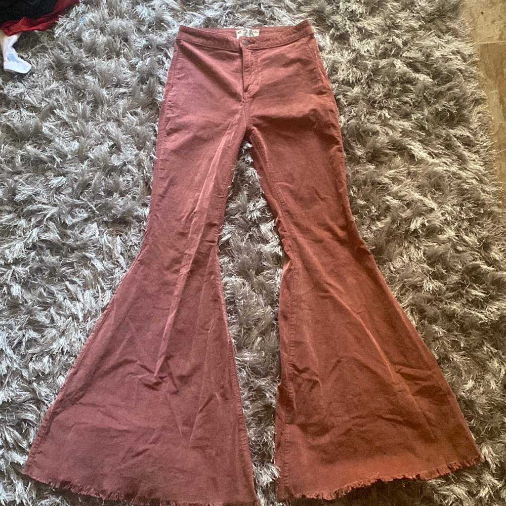 Free People Flared corduroy pants
